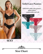 3Pcs/Set Seamless Lace Women Panties Transprant Hollow Out Low Waist Briefs Female Solid Soft Breathable Lingerie Underwear