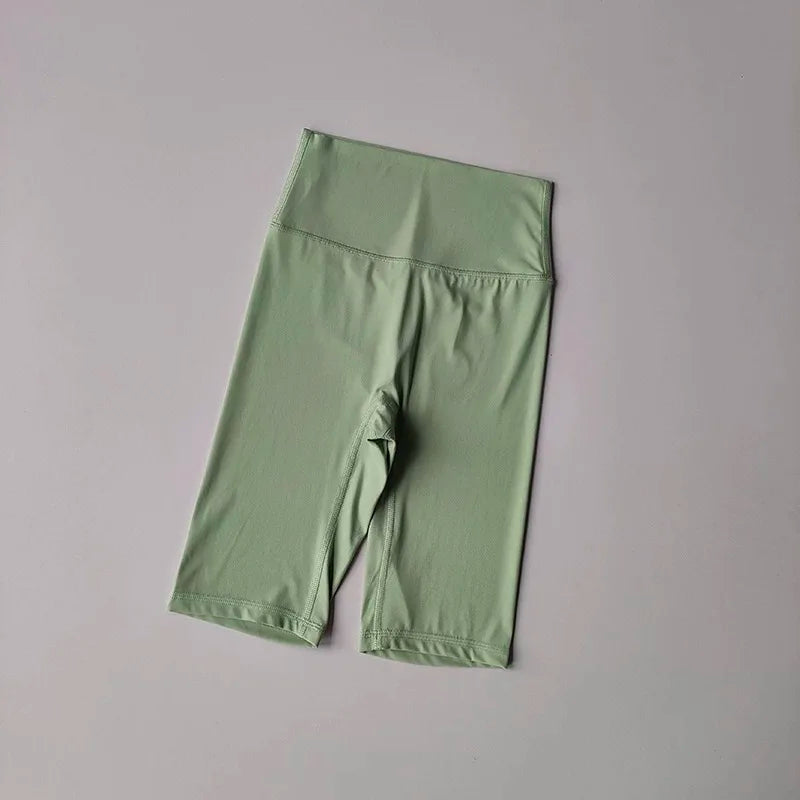 Women's High-Quality Yoga Exercise Shorts Quick Drying Nude Sports Running Fitness Shorts for Active Women