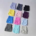 Women's High-Waisted Yoga Sports Shorts Summer Stretch Hip-Lifting Abdominal-Tightening Fitness Three-Part Shorts