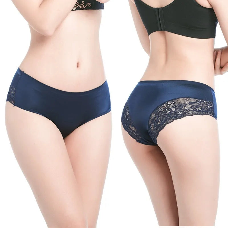 1Pc Sexy Lace Panties Summer Sexy Underwear Transparent Lace Panties For Women Comfort Cotton Crotch Panty Lingerie M-XXL