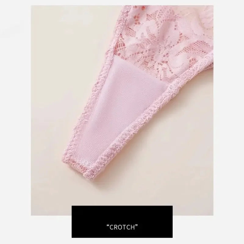 6PC Large Size Low Waisted Women's Triangle Pants Breathable Seamless Underwear Solid Thin Panty Female Underpants Sexy Lingerie