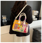 PU New Personality Stylish Shoulder Bags Design Patchwork Zipper 2025 Hot Sale Women's Bags Retro High Quality Women's Bags