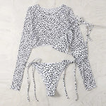 Toucheart Leopard For Women Swimsuit Items Halter Micro Bikini Top Separately Print Bathing Suit Brazilian Low Waist Beachwear