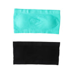 2Pcs/Set Strapless Bras For Women Tube Bra Female Sexy Crop Top Seamless Underwear Non-wire Bandeau Bra M-XL Women Intimates