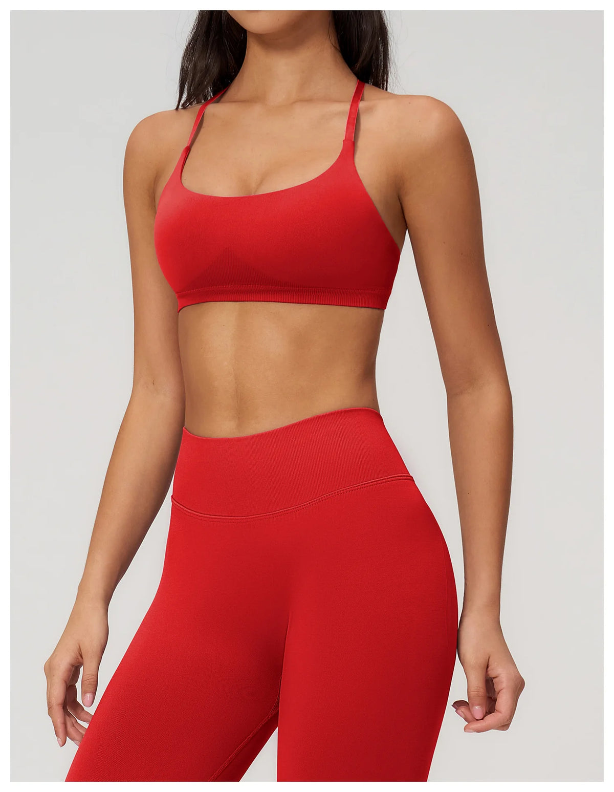 Backless Yoga Bra Woman Gym Tops Sports Bra Strap Cross Back Womens Underwear Adjustable Shoulder Strap Inner Padded Yoga Vest