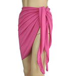 Women Beach Skirts Swimwear Summer Solid Bikini Cover Ups Shorts Pareo Wraps Sarong Skirt Swimsuit Beachwear Half Wrapped Skirt