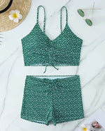 Sexy High Waist Bikini Shorts 2026 Women Swimsuit Two Pieces Swimwear Female Bikinis Set Floral Bathing Suits Brazilian Biquini