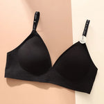 Push Up Bras For Women Non-wire Brassiere Soft Comfy Letter Straps Top Sexy Lingerie U-shaped Back Seamless Underwear Intimates