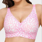Personalized Custom-Made Leopard Print Bra with 4-Row Hook