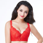 Sexy Women Bra Plus Size C D E Cup Push Up Bra Brassiere Side Adjustment Underwear Push Up Bra 75 80 85 90 95 100 105 110 115CDE