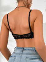 1Pcs Lace Butterfly Women's Sexy Bras French Front Closure Push up Bra Non-Padded Comfortable Versatile Back Design Top