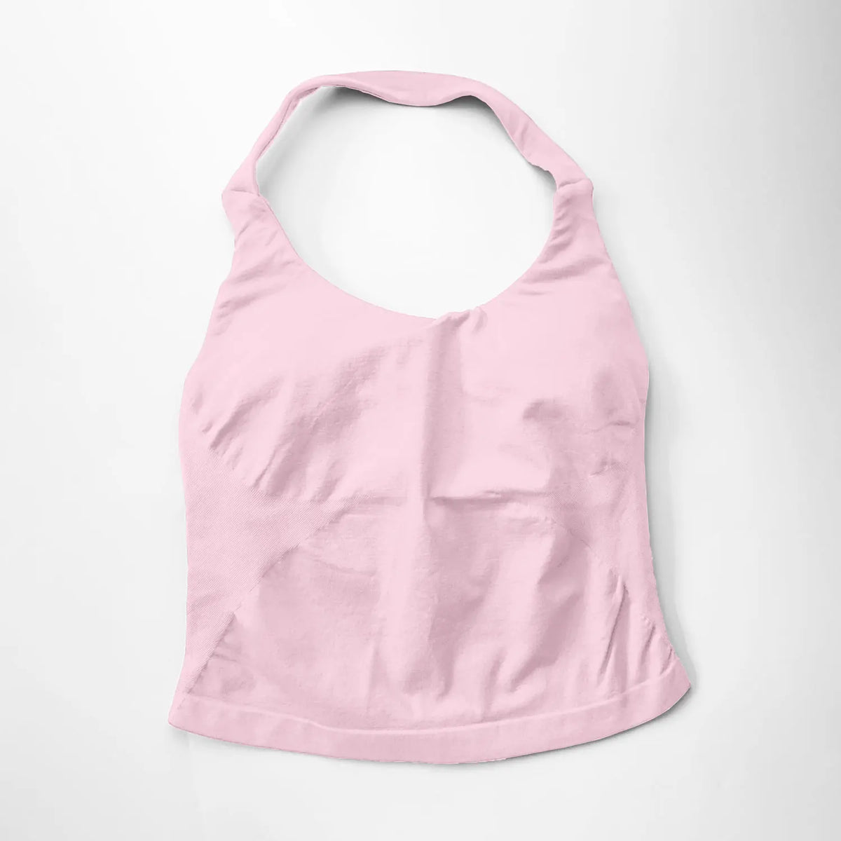 NCLAGEN Gym Halter Top Woman longline strappy tank Padded yoga clothing Fitness workout Running Activewear pilates clothes