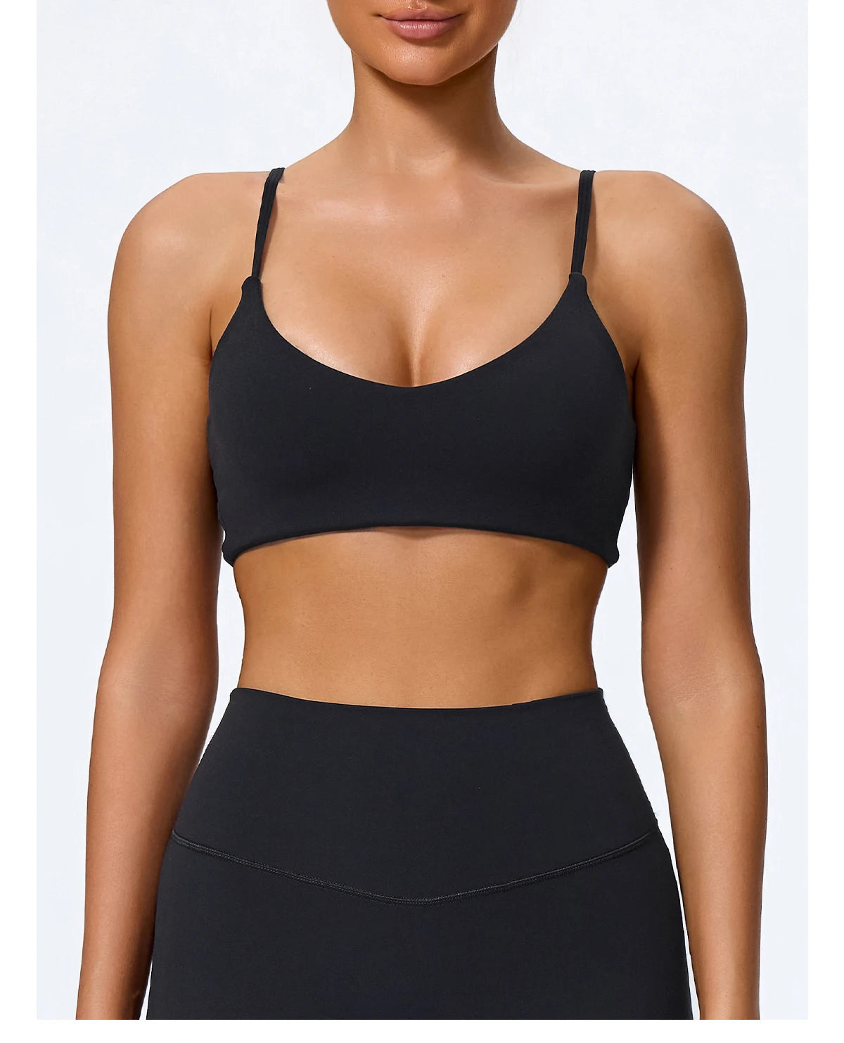 Hearuisavy Summer Super-Soft Women Quick Drying Sports Bra Breathable Gym Workout Top Fitness Underwear Push Up Running Yoga Top