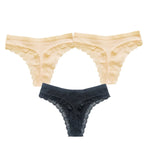 3Pcs/Set Cotton Panties Women G-string Female Underpants Sexy Lingerie Seamless Underwear Low Rise Panties M-XL Intimates