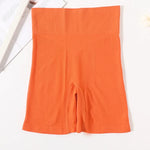 Seamless Shorts For Women Sports Safety Short Pants High Waist Panties Shorts Ribbed Hips Lift Underwear Female Underpants