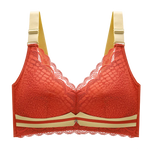 Women's Plus Size Minimizer Bra Full Coverage Lingerie Wire Free Push Up Bra for Femme Brest Pumping Underwear Plus Size 44 46DE