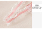 MOYISU Happy Sexy Big Breasts Show Small Underwear Women Small Breasts Summer Thin Bra French Pure Desire Lace Underwire Bra Set