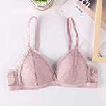 Floral Lace Bras Women Bralette Non-wire Bra Push Up Underwear Back Buckle Brassiere Female Sexy Lingerie