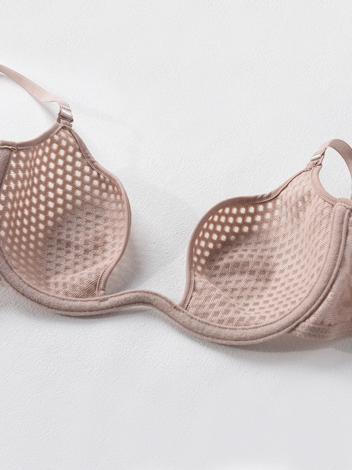 Sexy U-shaped spacer bra thin mesh Breathable underwear underwire comfortable stylish Lingerie bralette