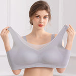 Women's Ultra Thin Ice Silk Net Yarn Bra with Removable Breathable Pads And Elastic Shoulder Straps for Comfortable Wear