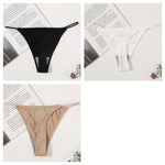 3Pcs/Set Women Panties G-String Seamless Underwear Low Rise Thongs Sexy Lingerie Female Thong G-String High Cut Panties