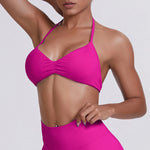 Hearuisavy Sports Bra Woman Gym Tops Sportswear Female Underwear Yoga Clothes Breathable Fitness Crop Top Push Up Workout Bras