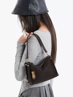 PU Leather Crossbody Bag with Adjustable Strap