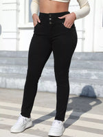 High-Waisted Skinny Jeans