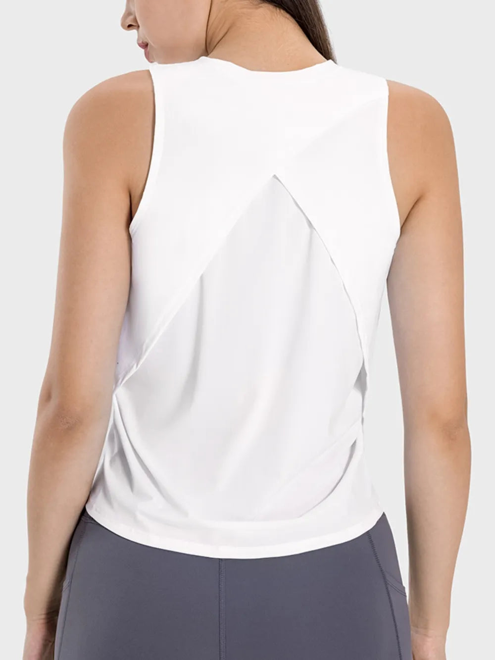 Millennia Round Neck Active Tank - Ladyez