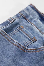 Embroidered Flare Leg Jeans