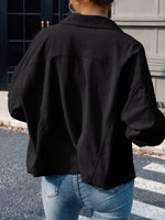 Corduroy Button-Down Shacket