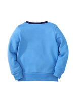 Children's Shark Print Crew Neck Sweatshirt