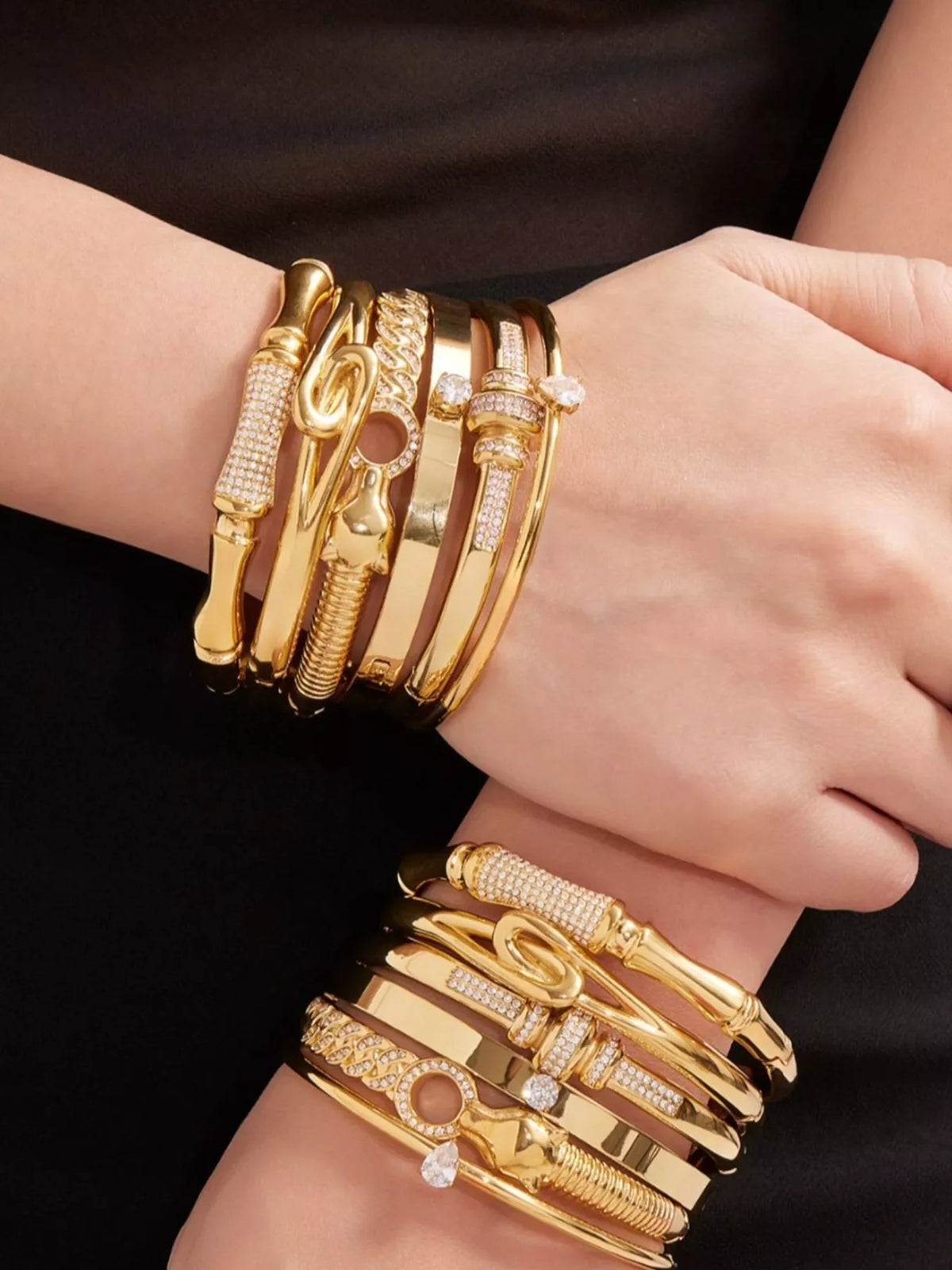 18K Gold-Plated Zircon Bracelet