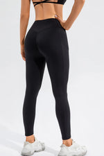 High Waist Active Leggings with Pockets - Ladyez