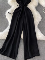 Sleeveless Wide Leg Jumpsuit