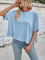 Lovelet Round Neck Half Sleeve T-Shirt - Ladyez
