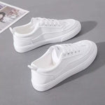 Round Toe Platform Sneakers