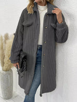 Button-Down Longline Outerwear