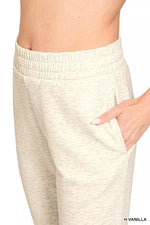 Zenana Scuba Capri Sweatpants with Pocket