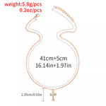 18K Gold-Plated Rhinestone Cross Necklace