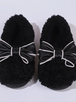 Cozy Bow-Knot Fluffy Indoor Slippers - Ladyez