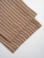 Striped Sleeveless Top and Wide Leg Pants Set