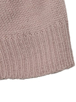 Openwork Mock Neck Sweater