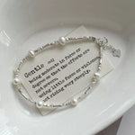 925 Sterling Silver Pearl Bracelet