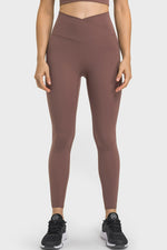 Millennia V-Waist Yoga Leggings with Pockets - Ladyez