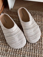 Knitted Round Toe Slip-Ons