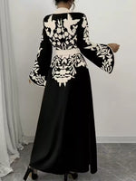 Printed Tie Waist Maxi Dress