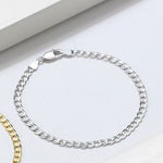 925 Sterling Silver Chain Bracelet
