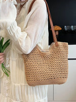 Woven Straw Shoulder Bag