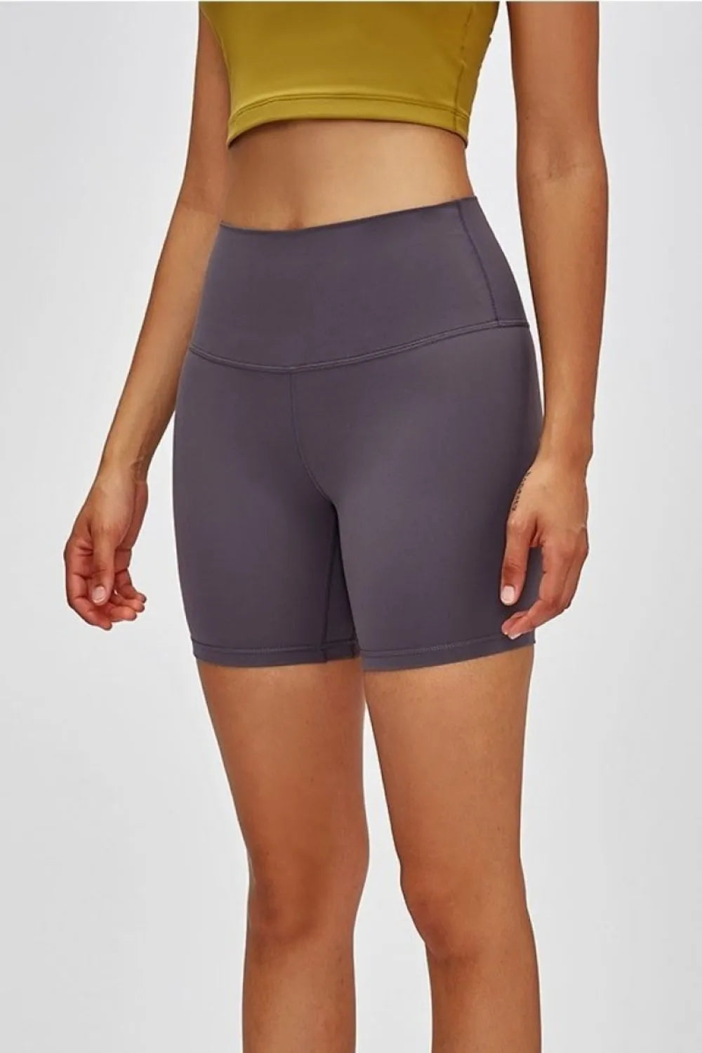 Millennia High Waist Training Shorts - Ladyez